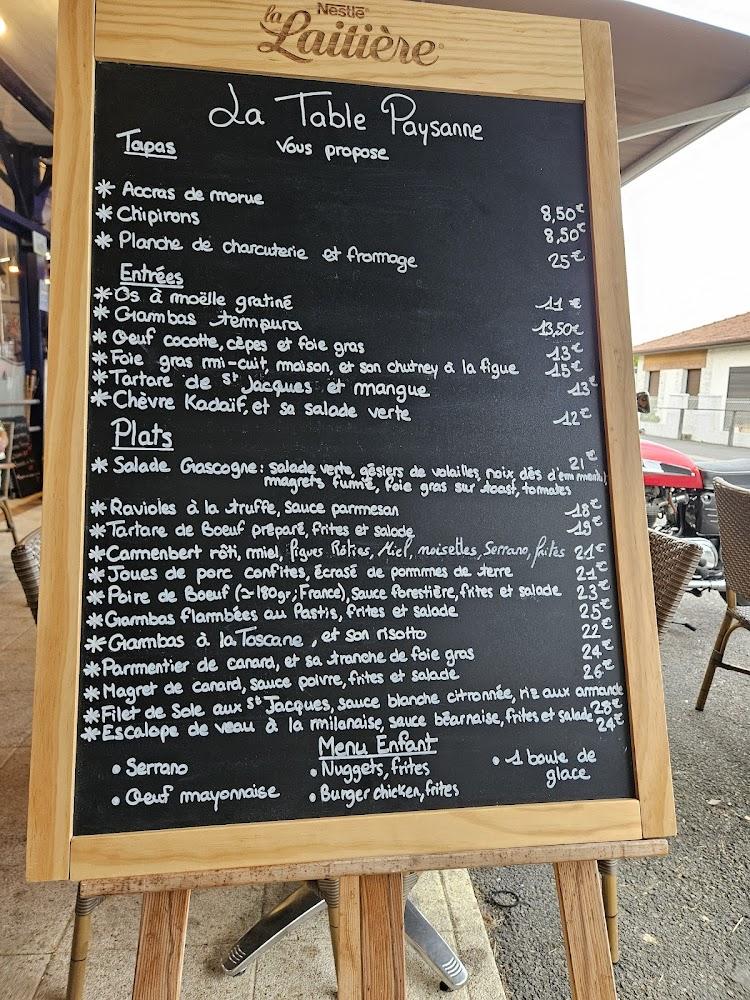 La Table Paysanne - Menu Image 1