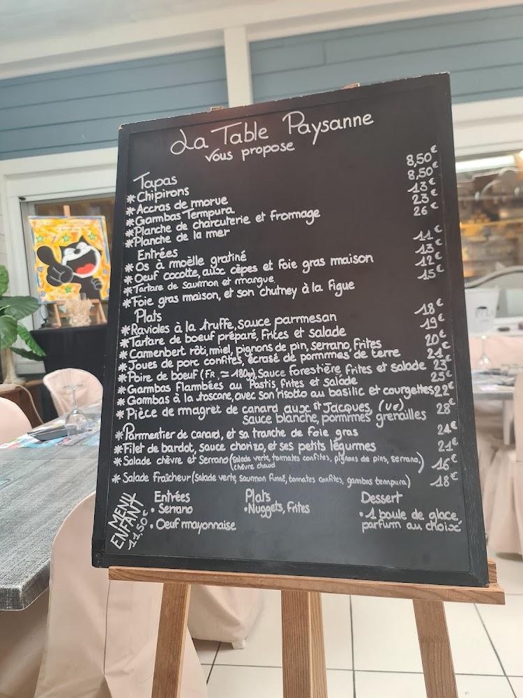 La Table Paysanne - Menu Image 4